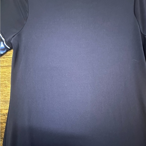 Michael Kors Navy Blue Dress with Geometric Trim - Picture 5 of 8